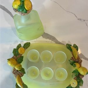 Vintage shot glass set